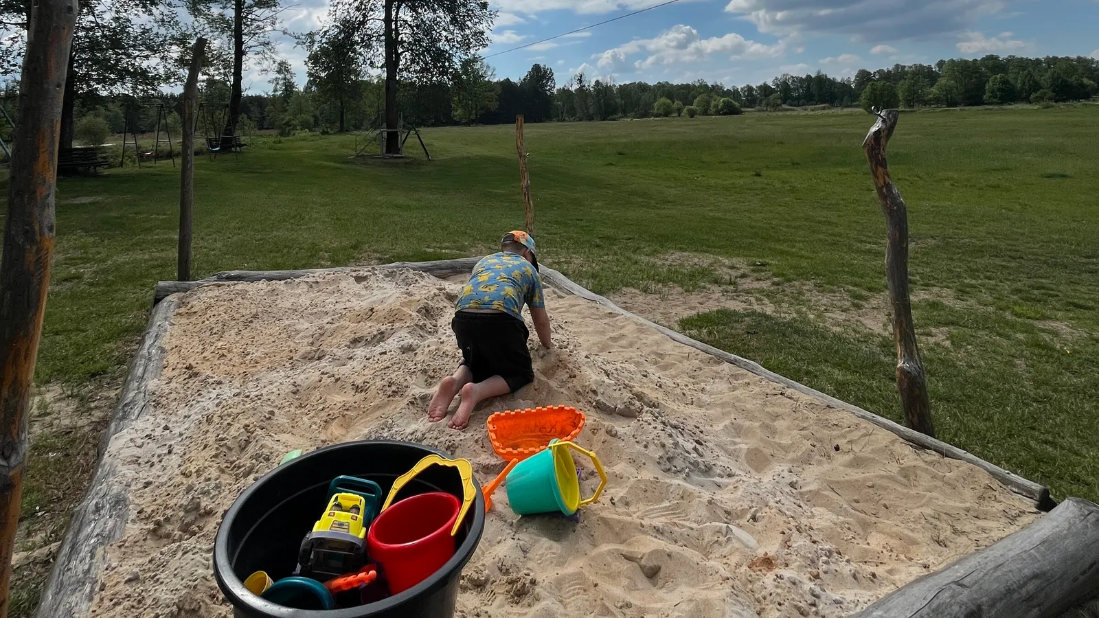 Teren Młyna Thiel, na którym powstanie park linowy